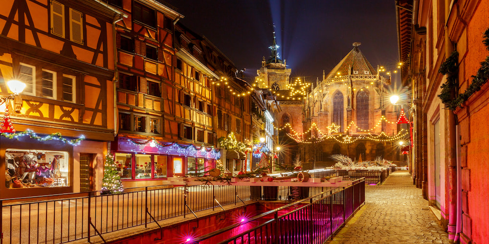 Mercados de Natal - Colmar & Estrasburgo - Com Riquewihr