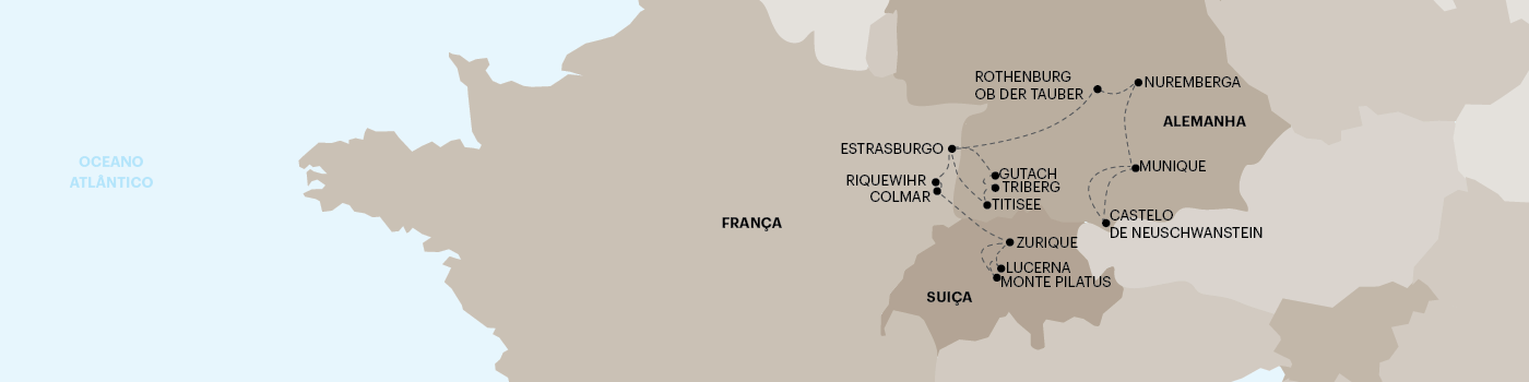 Alpes Romnticos, Alscia e Floresta Negra