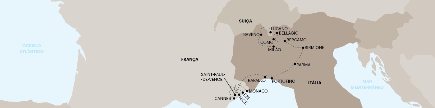 Cte d'Azur e Lagos Italianos Plus - Milo a Nice