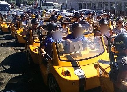 Carroussel challenges (bike, tuk-tuk, GoCar)