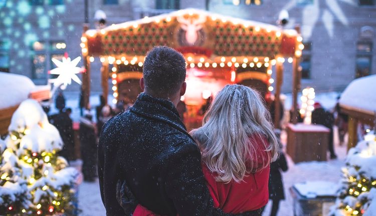 Canad� - Mercado de Natal em Qu�bec - Extraordin�rio Canad�