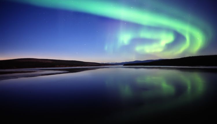 Canad� - Aurora Boreal em Yellowknife