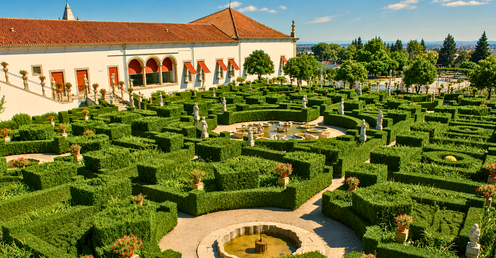 Jardins do Pa�o Episcopal, Castelo Branco