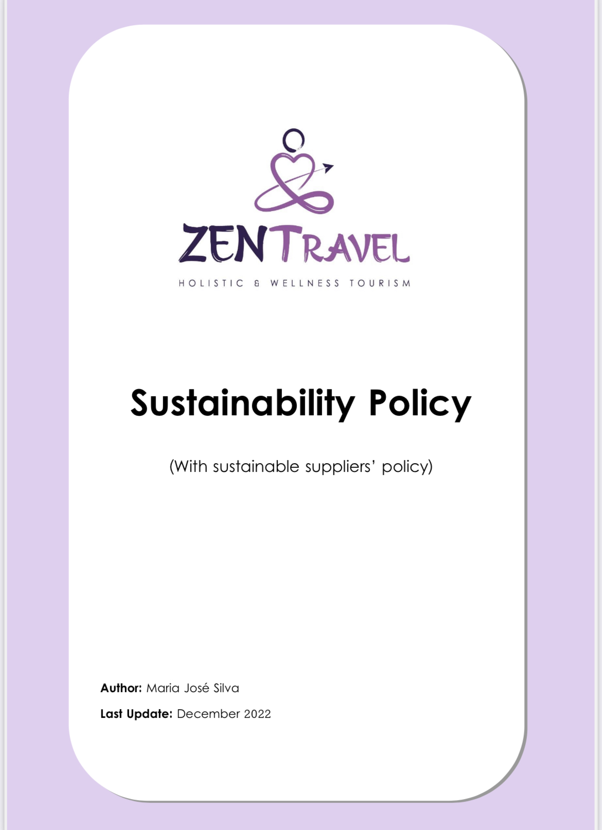 ZENTravel Sustainability Policy