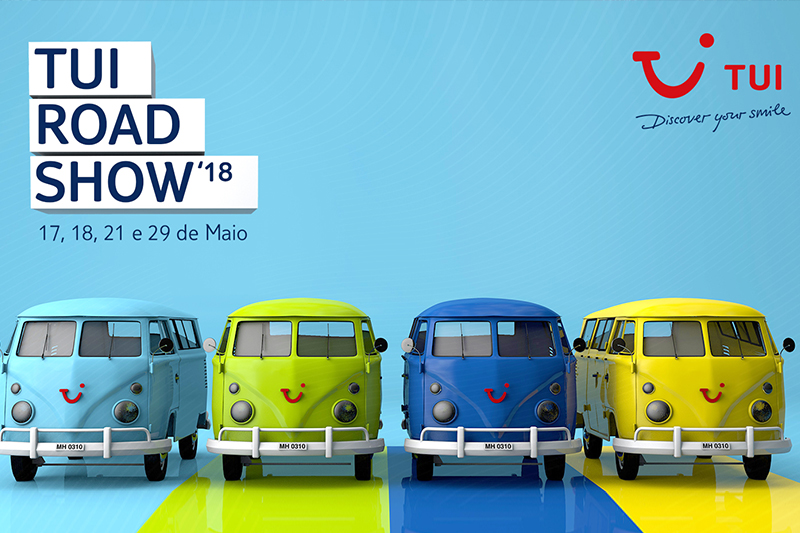 TUI PORTUGAL - Roadshow TUI percorre Braga, Leiria, Porto e Lisboa em Maio